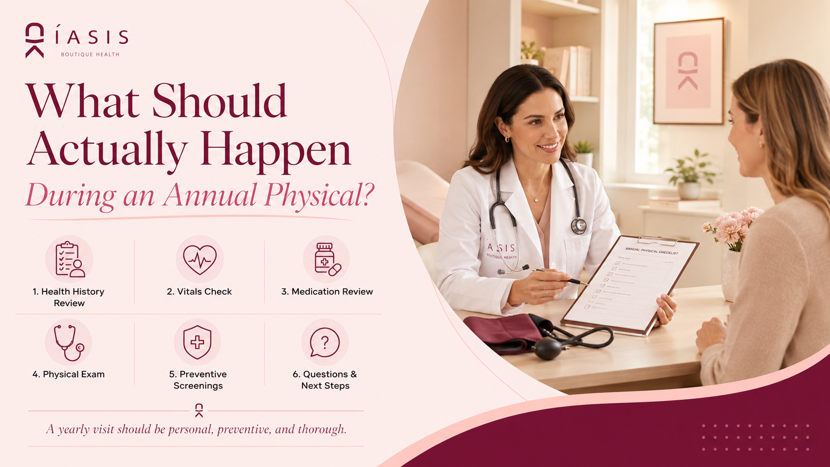 Annual Physical Checklist | 9 Things Your Visit Should Include